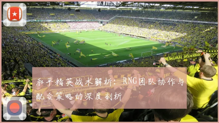 和平精英战术解析：RNG团队协作与配合策略的深度剖析