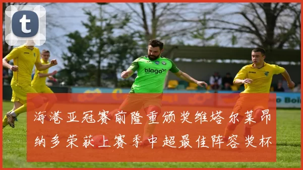 海港亚冠赛前隆重颁奖维塔尔莱昂纳多荣获上赛季中超最佳阵容奖杯